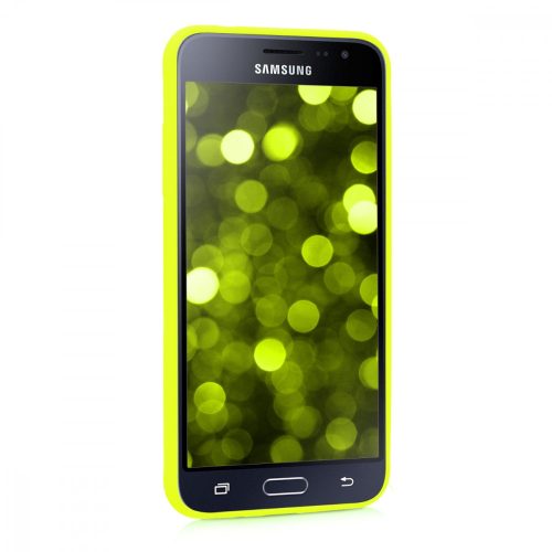 Husa pentru Samsung Galaxy J3 (2016), Silicon, Galben, 45181.75