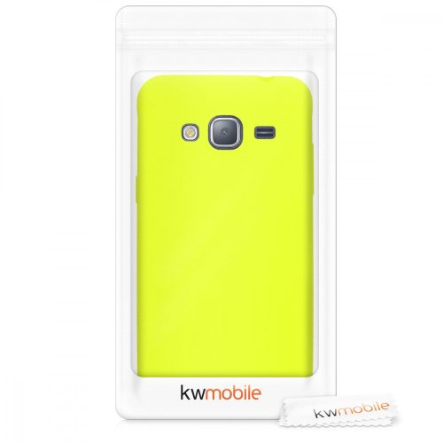 Husa pentru Samsung Galaxy J3 (2016), Silicon, Galben, 45181.75