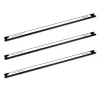 Set 3 suporturi magnetice unelte Navaris, 61x7.6x5.7 cm, 13.6 kg, montaj perete, negru, otel