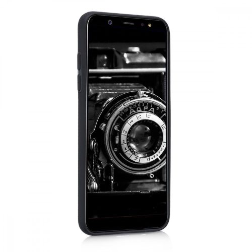 Husa pentru Samsung Galaxy A6 (2018), Silicon, Negru, 45247.47
