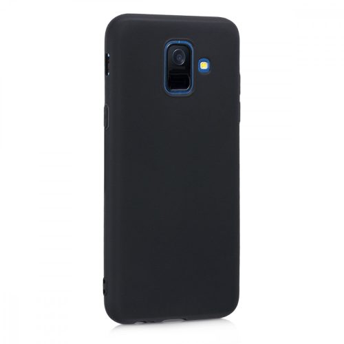 Husa pentru Samsung Galaxy A6 (2018), Silicon, Negru, 45247.47