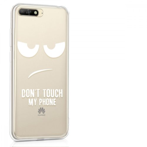 Husa pentru Huawei Y6 (2018), Silicon, Alb, 44877.03