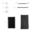 Dulap Navaris cu usa rulanta, 6 compartimente, 88 x 170 x 45 cm, 45294.01