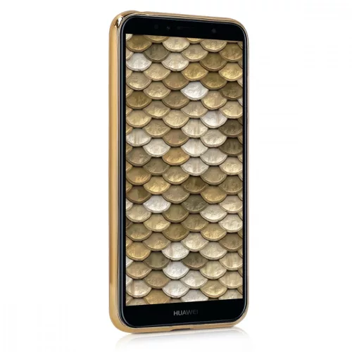 Husa pentru Huawei Y6 (2018), Silicon, Gold, 45286.01