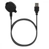 Cablu de incarcare USB pentru Garmin Forerunner 10/Forerunner 15, Kwmobile, Negru, Plastic, 45561.01