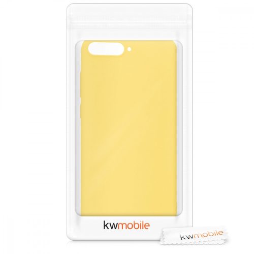 Husa pentru Huawei Y6 (2018), Silicon, Galben, 44878.49