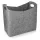 Cos de depozitare din pasla Navaris Basket, gri, 40 x 23 x 39.5 cm, 45832.19