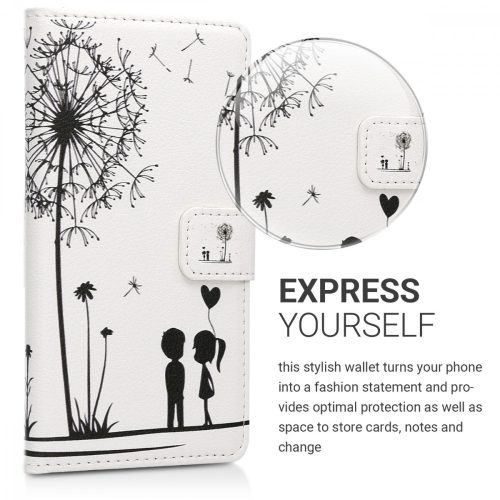 Husa pentru Huawei Y6 (2018), Piele ecologica, Negru, 45923.03