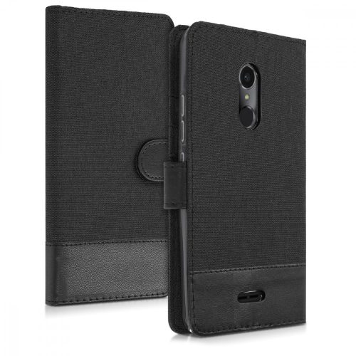 Husa pentru Alcatel 3C, Textil, Negru, 44470.73