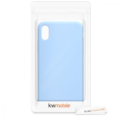 Husa pentru Apple iPhone XS Max, Silicon, Albastru, 45909.58