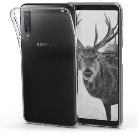   Husa pentru Samsung Galaxy A7 (2018), Silicon, Transparent, 46419.03