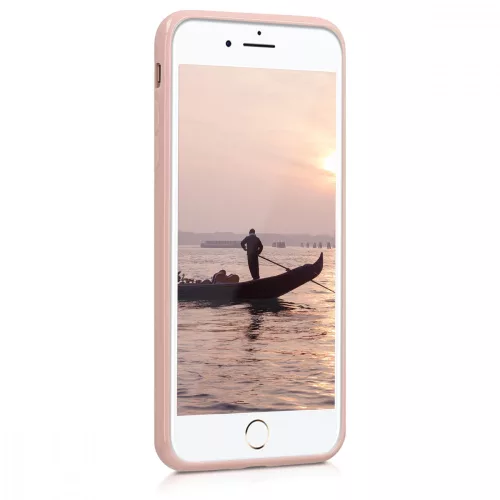 Husa pentru Apple iPhone 8 Plus / iPhone 7 Plus, Silicon, Rose Gold, 39499.89