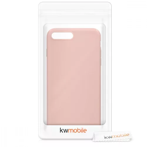 Husa pentru Apple iPhone 8 Plus / iPhone 7 Plus, Silicon, Rose Gold, 39499.89