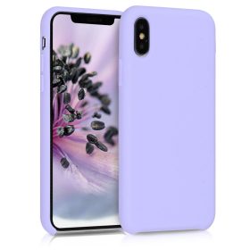   Husa pentru Apple iPhone X / iPhone XS, Silicon, Mov, 46313.108