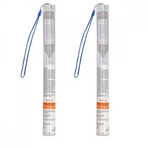 Set 2 Termometre digitale de gatit cu citire instantanee, Kwmobile, Multicolor, Plastic, 46932.02