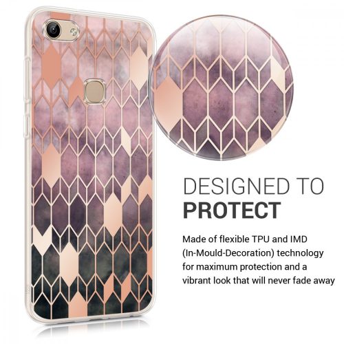 Husa pentru Vivo Y81, Silicon, Roz, 47263.01