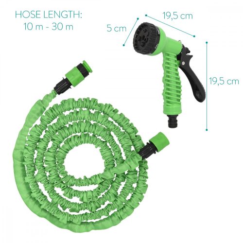 Furtun de gradina extensibil de 30 m Navaris, pistol de pulverizare cu 7 modele, 47275.3