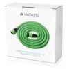 Furtun de gradina extensibil de 7.5 m Navaris, tub dublu de latex, pistol de pulverizare cu 7 modele, 47274.1