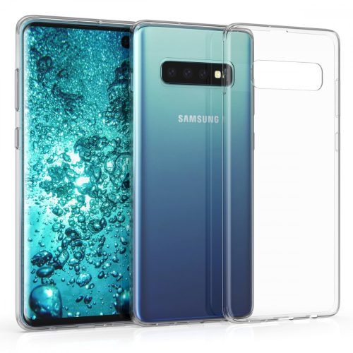 Husa pentru Samsung Galaxy S10 Plus, Silicon, Transparent, 47454.03