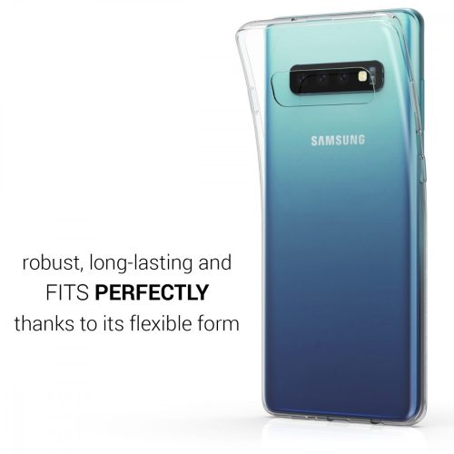 Husa pentru Samsung Galaxy S10 Plus, Silicon, Transparent, 47454.03