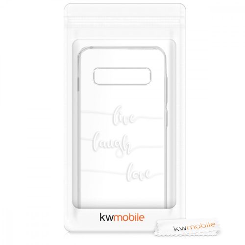 Husa pentru Samsung Galaxy S10, Silicon, Transparent, 47448.02