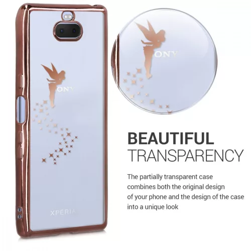 Husa pentru Sony Xperia 10, Silicon, Maro, 47998.01