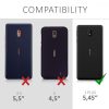 Husa pentru Nokia 1 Plus, Textil, Gri, 48021.01