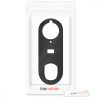 Husa de protectie pentru Nest Hello Video Doorbell, Kwmobile, Negru, Silicon, 48246.01
