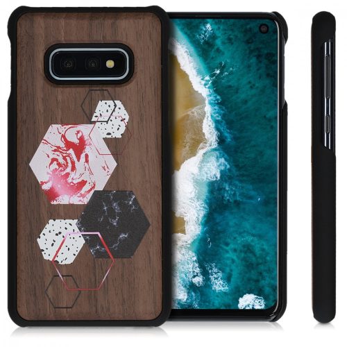 Husa pentru Samsung Galaxy S10e, Lemn, Maro, 47941.02