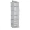 Organizator imbracaminte suspendat, 5 rafturi, 30 x 30 x 126 cm, 46267.22.1