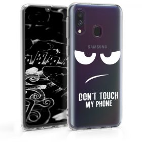   Husa pentru Samsung Galaxy A40, Silicon, Transparent, 48542.02