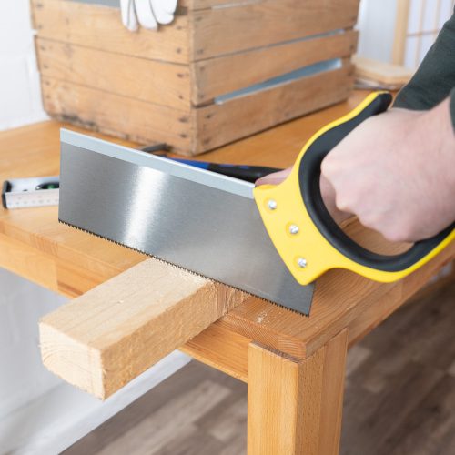 Fierastrau manual cu dinti fini pentru lemn Navaris Tenon, 12 inchi, 48528.01