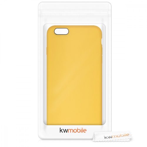 Husa pentru Apple iPhone 6 Plus / iPhone 6s Plus, Silicon, Galben, 40841.143