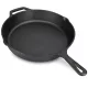 Tigaie din fonta Navaris - 30 cm - negru, 48585.01
