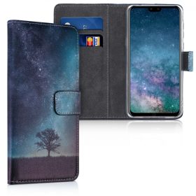   Husa pentru Huawei Y9 (2019), Piele ecologica, Multicolor, 48780.03