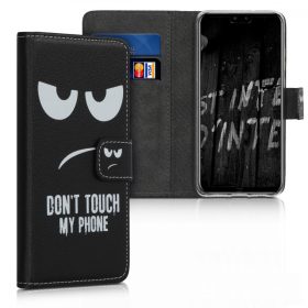   Husa pentru Huawei Y9 (2019), Piele ecologica, Negru, 48780.01