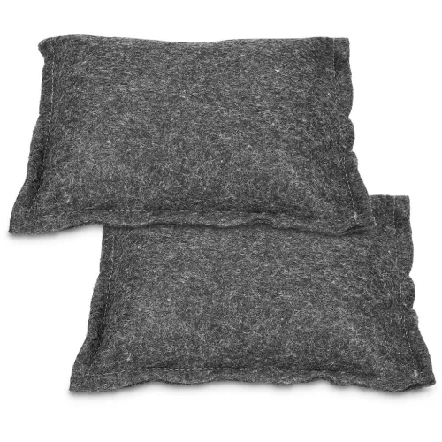 Set 2 dezumidificatoare auto Navaris, 2x500 g, reutilizabile, regenerare 80 C, gri, smectita