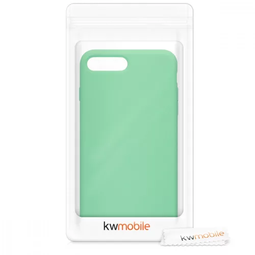 Husa pentru Apple iPhone 8 Plus / iPhone 7 Plus, Silicon, Verde, 40842.147