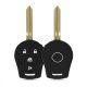 Husa Cheie Auto pentru Nissan - 4 Butoane, Silicon, Negru, 49187.01