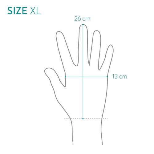 Manusi de gradinarit din piele intoarsa Navaris, Marime XL, Tesatura Spandex, 49174.04