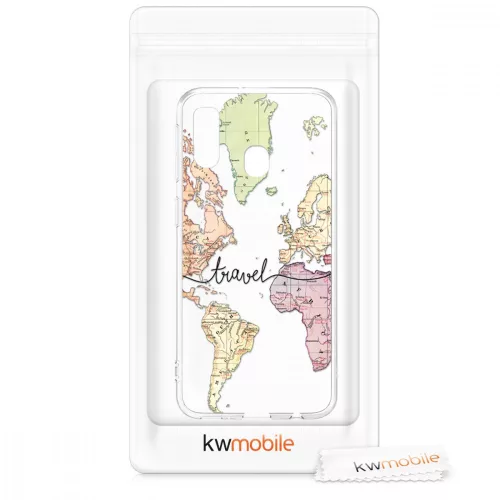 Husa pentru Samsung Galaxy A40, Silicon, Multicolor, 48542.05