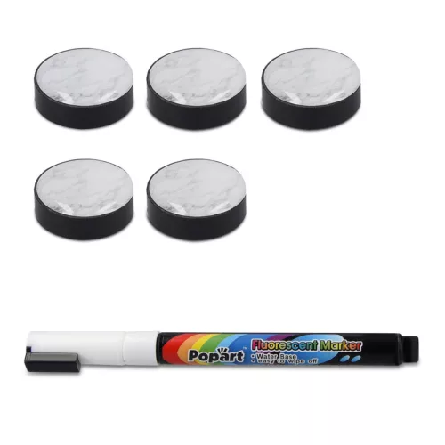 Tabla magnetica Navaris, Starry Sky & Tree, 60x40 cm, whiteboard si magneti, multicolor, plastic