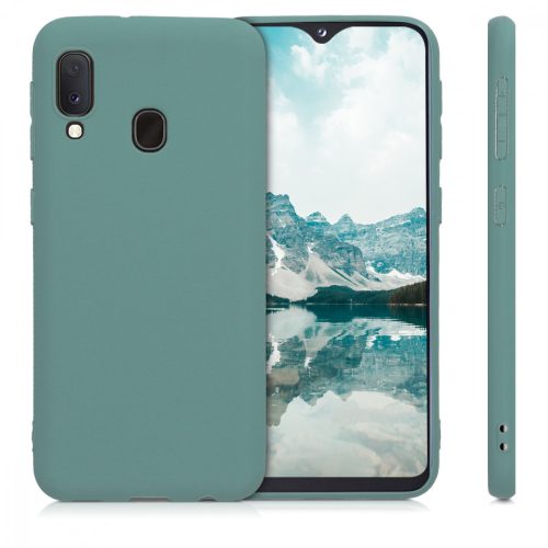 Husa pentru Samsung Galaxy A20e, Silicon, Verde, 48738.171