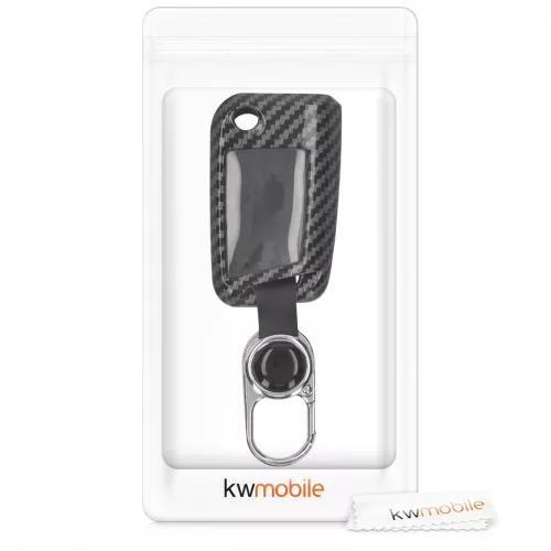 Husa Cheie Auto pentru VW - 3 Butoane, Plastic, Negru, 51038.01