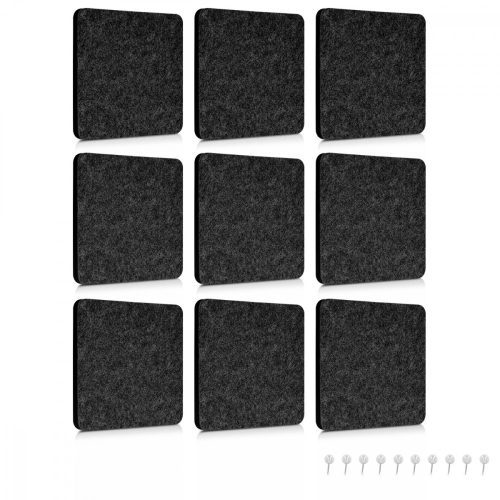 Set 9 Panouri pluta Navaris, 17,7 x 17,7 cm, 10 pini, 46231.01.19