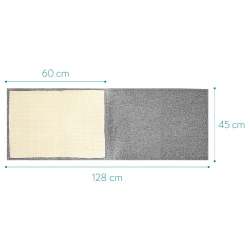 Protectie impotriva zgarieturilor pentru pisici Navaris cu buzunare, 60 x 45 cm, Sisal, 48412.25.02