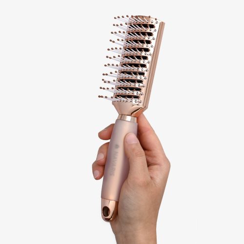 Perie de par perlata Navaris, Roz, 23 x 4.5 cm, 51640.31