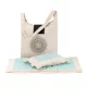 Set saltea si perna presopunctura Navaris, 71x43x3 cm, fibre naturale, bej/albastru, bumbac/plastic
