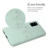 Husa pentru Samsung Galaxy S20, Fibre vegetale, Verde, 51956.01