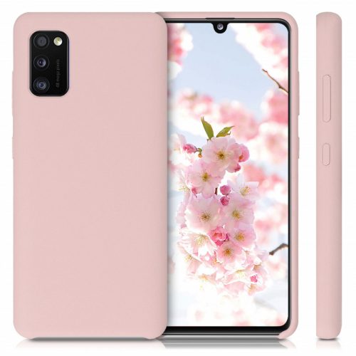 Husa pentru Samsung Galaxy A41, Silicon, Roz, 52301.52